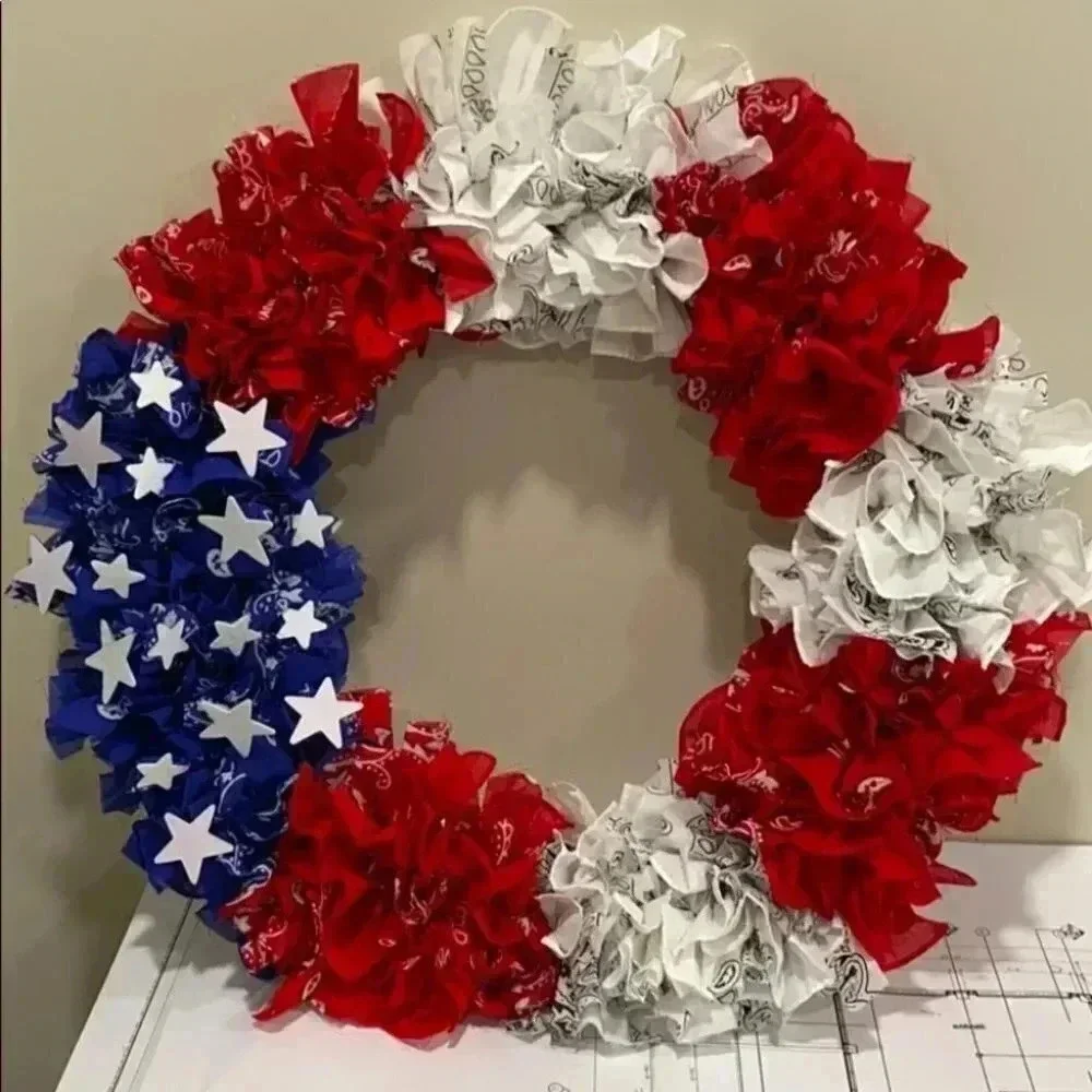 American flag wreath - 18